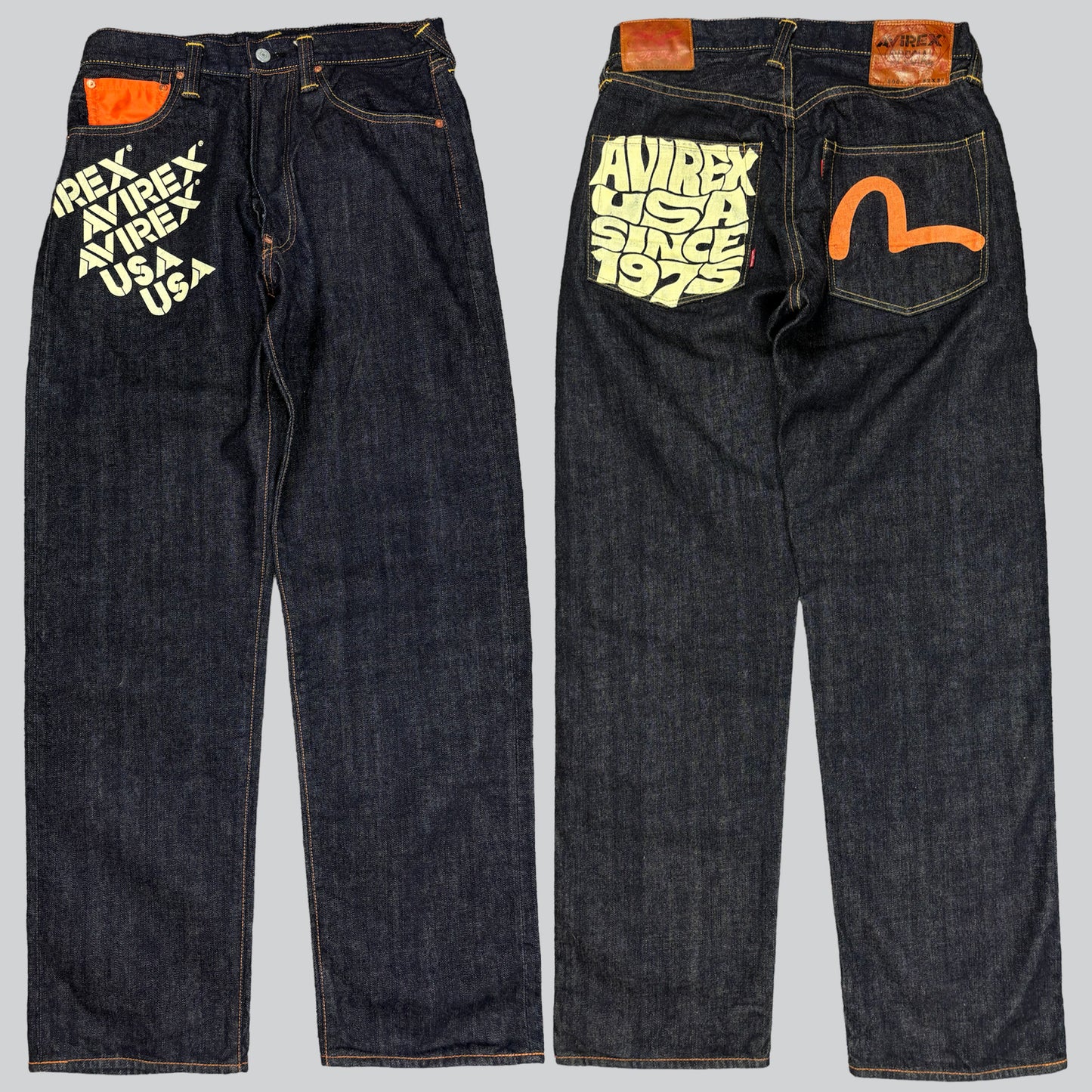 Evisu x Avirex Jeans (W32)