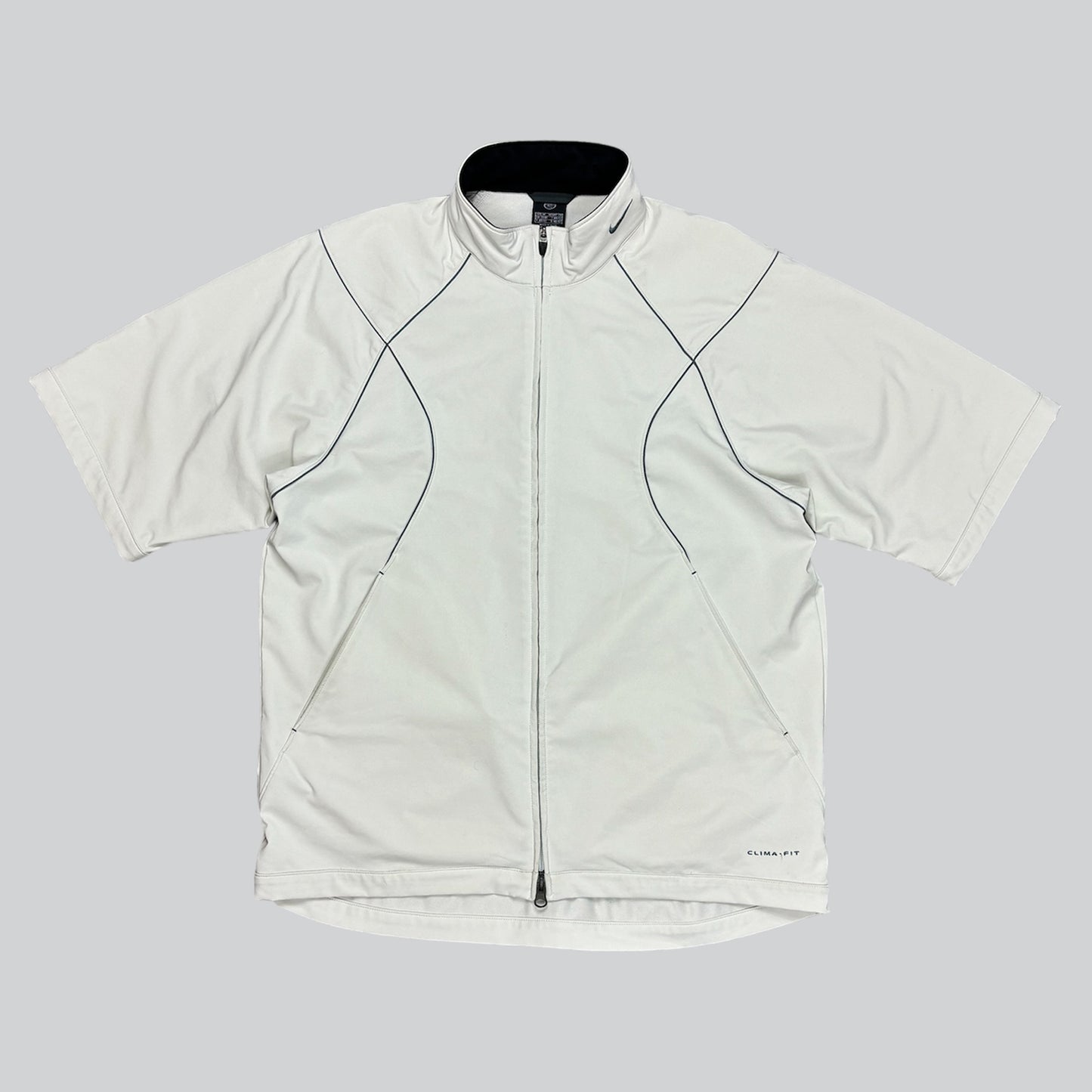 00's Nike Clima Fit Technical Golf Zip Shirt (M)