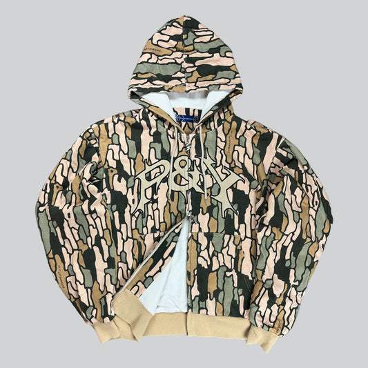 Punk & Yo Camo Zip Hoodie (M)