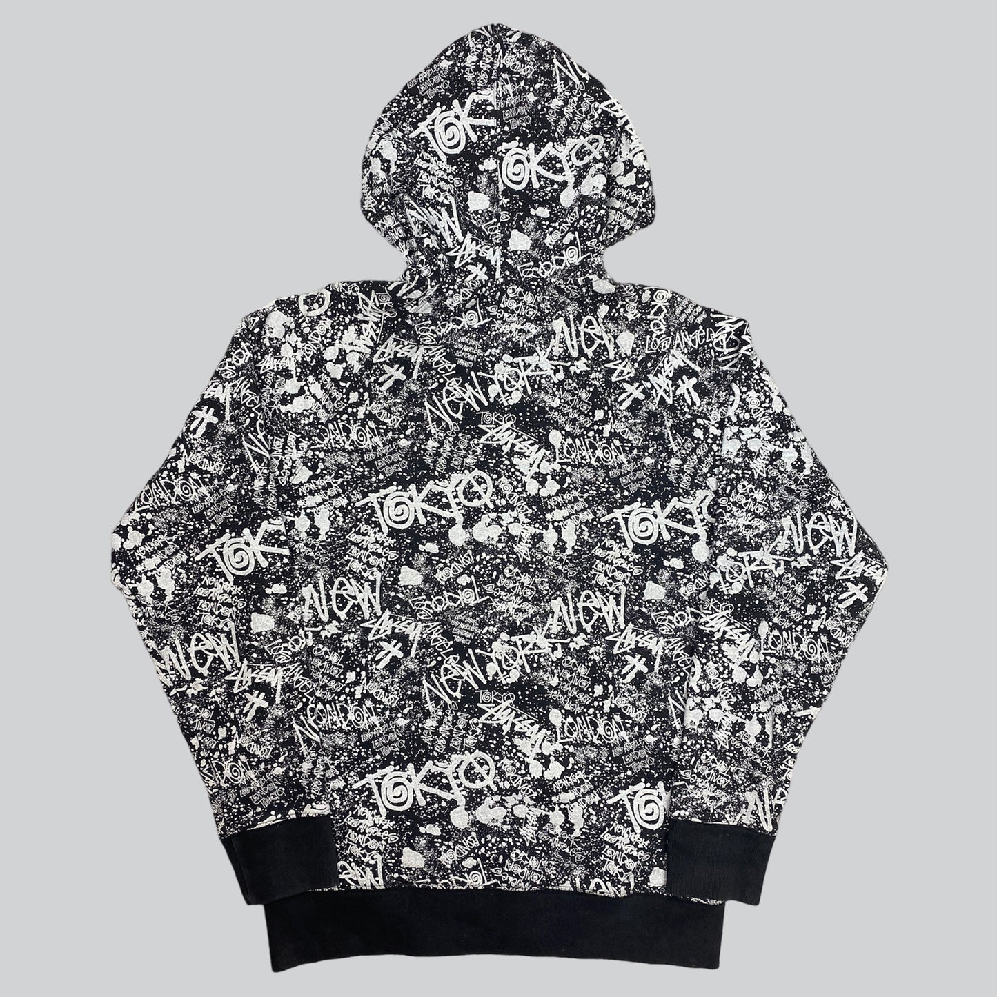 Stüssy Graffiti Scribble Zip Hoodie (M) – OuterwearEmporium