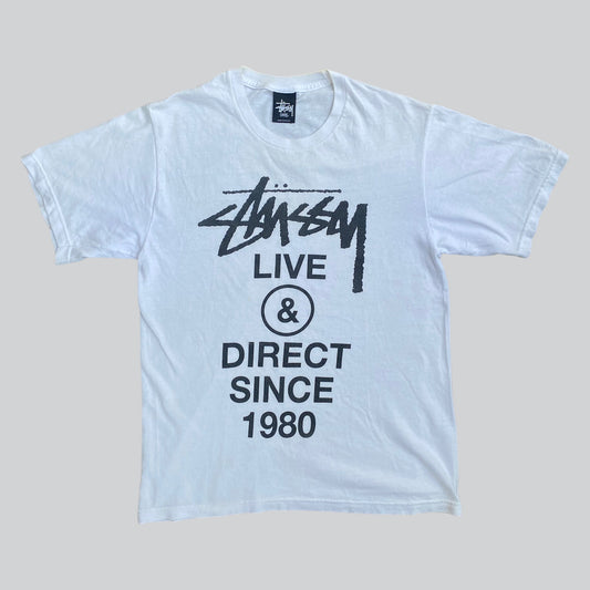 Stüssy 'Live And Direct' T-Shirt (S)