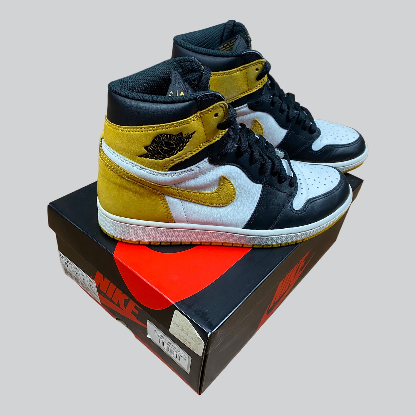 air jordan 1 yellow ochre